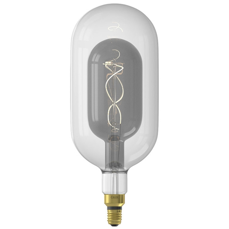 Calex Filament LED Lamp Sundsvall Clear/Titanium Ø150 mm E27 3W