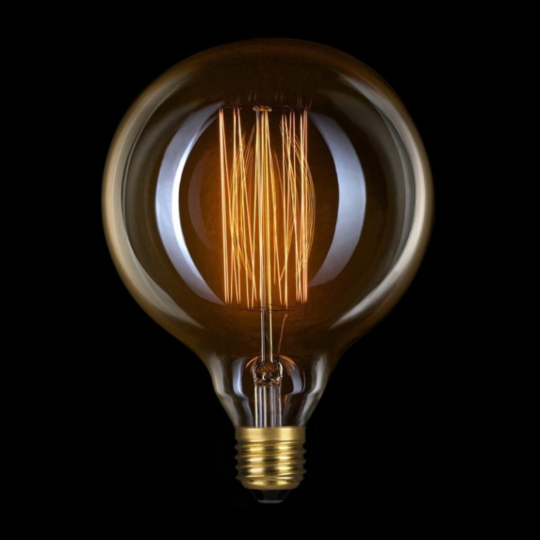 Kooldraadlamp Globe XL Gold E27 40W