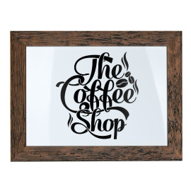 Whiteboard Vintage Bruin 60x80cm Sfeer