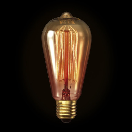 Gloeilamp Edison Gold E27 40W