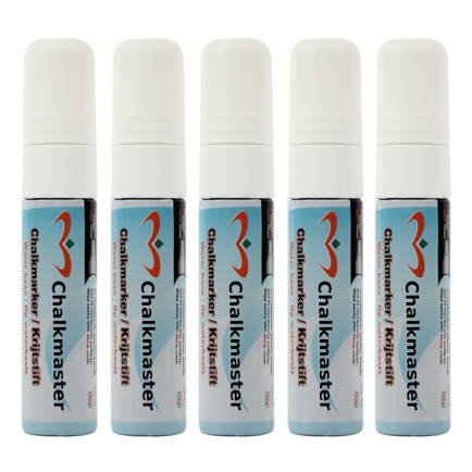 Krijtstiften 5 stuks wit 15 mm